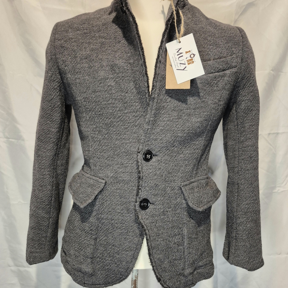 Muji Textured Gray Sport Coat